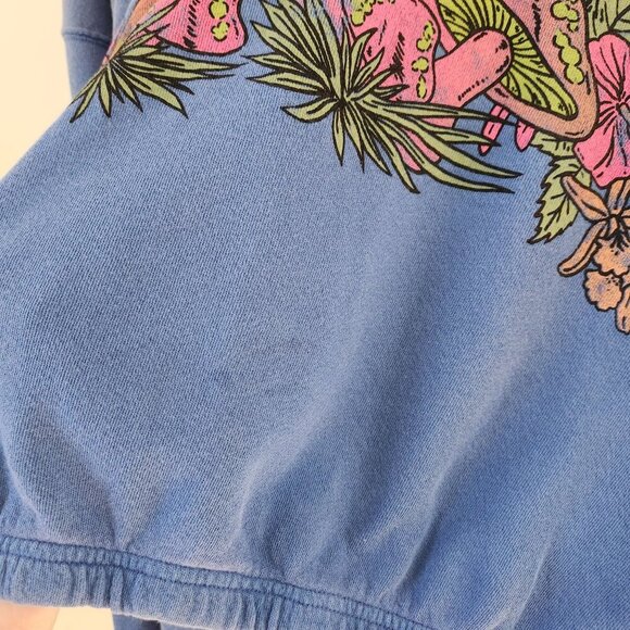 MOTHER The Drop Square Cinch Sweatshirt Mushroom Size Medium - Picture 7 of 7